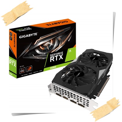 GIGABYTE GeForce RTX 2060 6GB 192-bit GDDR6 OC GG Graphics Card - - best graphics card under 30000, best graphics card under 30000 2020