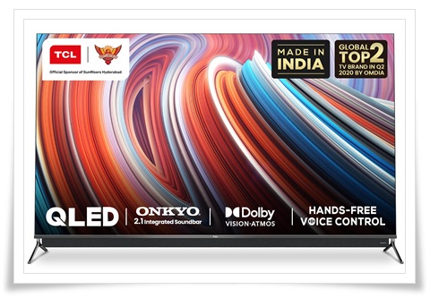 TCL 55 inches 55C815 4K Ultra HD Certified Android Smart QLED TV