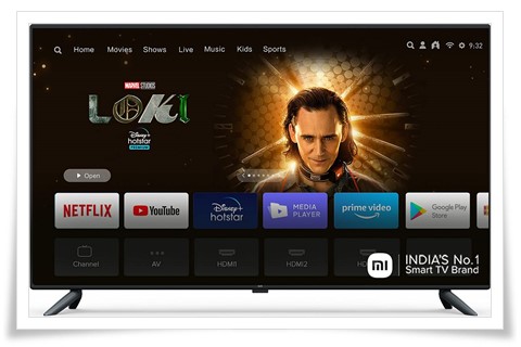 Mi LED TV 4X 55 Inch Ultra HD Android TV - best tv under 40000, best 4k tv under 40000, best smart tv under 40000