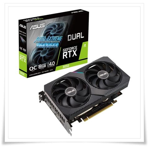 ASUS Dual NVIDIA GeForce RTX 3050 OC Edition Gaming Graphics Card - best graphics card under 30000, best graphics card under 30000 2023