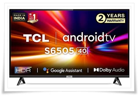 TCL 40 inches 40S6505 Full HD Certified Android R Smart LED TV